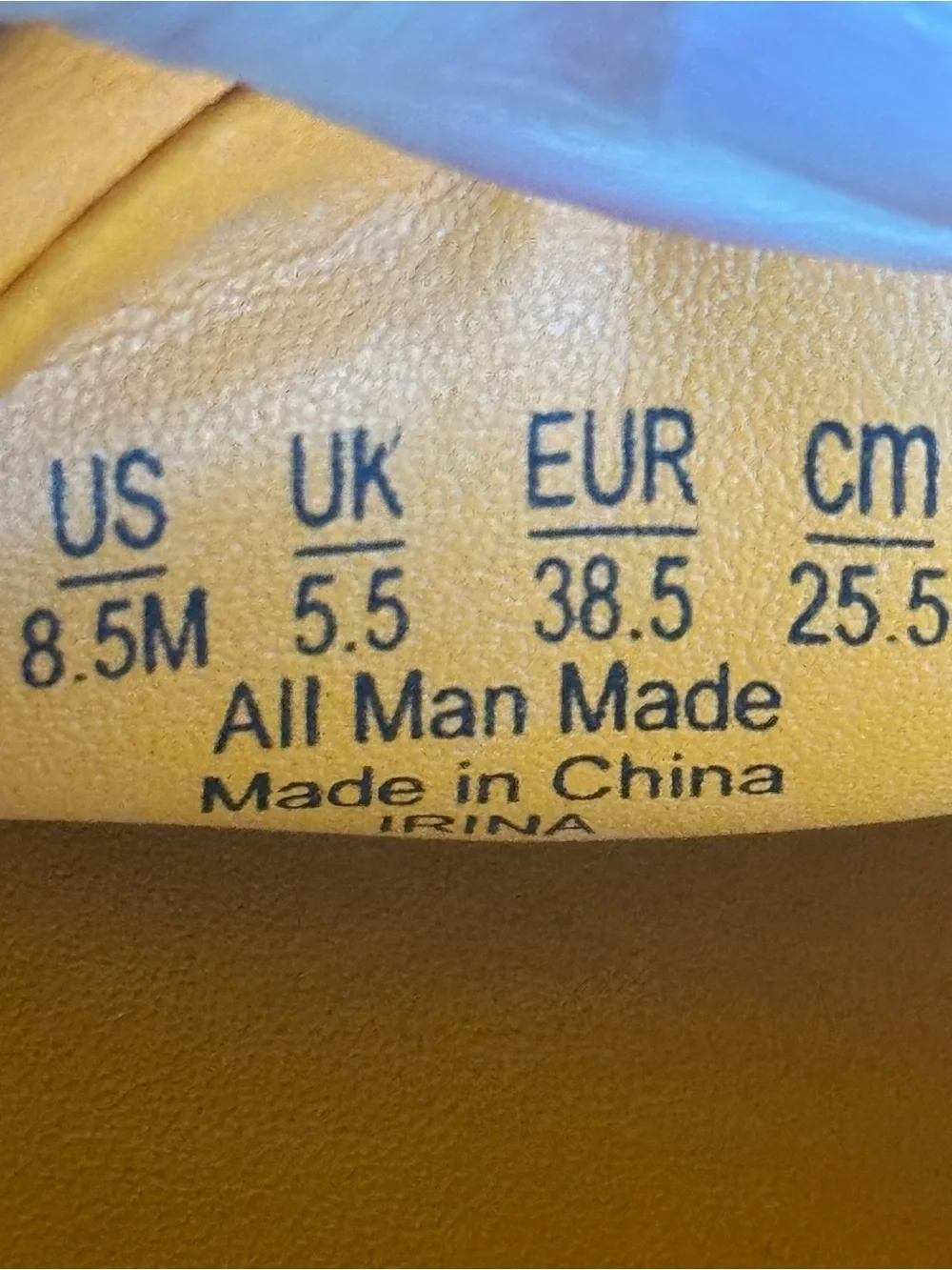 Franco Sarto Irina Slide Sandal in a vibrant yellow/mustard shade 8.5
